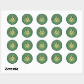 sixmuvan ronde sticker (Vel)