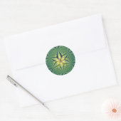 sixmuvan ronde sticker (Envelop)