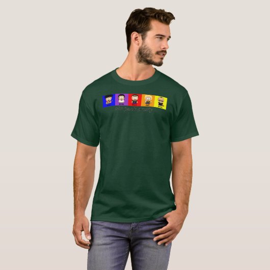 sixpackgreenshirt123 t-shirt (Voorkant volledig)