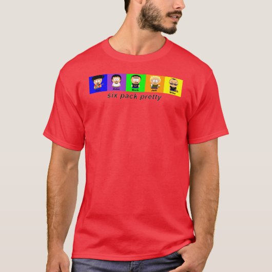 sixpackredshirtNieuwste T-shirt (Voorkant)