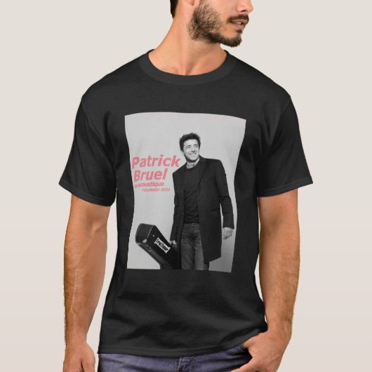 sixpatr patrick bruel TOURNEE ACOUSTIQUE T-shirt (Voorkant)