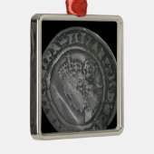 Sixpence Metalen Ornament (Rechts)
