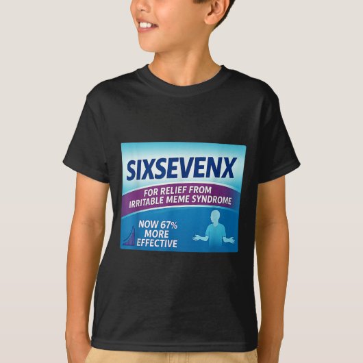 Sixsevenx Ontlasting Van Meme Nummers Parodie Lera T-shirt (Voorkant)