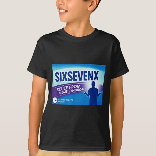 Sixsevenx Relief From Meme Numbers Parody Teacher  T-shirt (Voorkant)