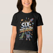 SIXtacular - 6th Birthday T-shirt voor kinderen (Voorkant)