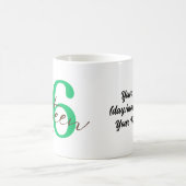 Sixteenth 16 Year Anniversary Personalization Koffiemok (Center)