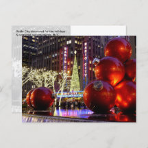 Sixth Avenue Christmas Ornaments, NYC -