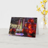 Sixth Avenue Christmas Ornaments, NYC - Kaart (Gele Bloem)