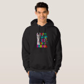 Sixth Grade 100 Days Smarter 6th Grade No Prob Lla Hoodie (Voorkant volledig)