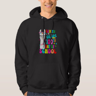 Sixth Grade 100 Days Smarter 6th Grade No Prob Lla Hoodie