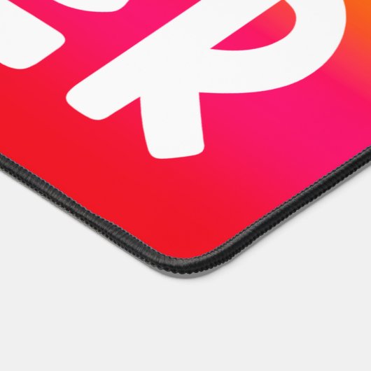 Sixth Grade Teacher | Text Design Orange Red Ombre Bureaumat (Hoek)