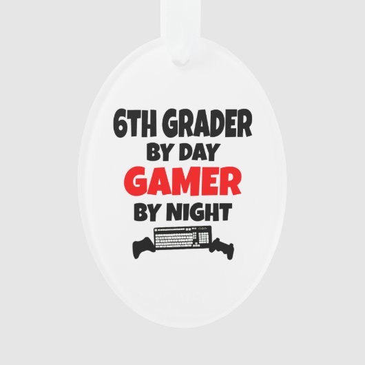 Sixth Grader Gamer Ornament (voorkant)