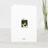 Sixties Bell Bottoms Grappige 65e verjaardag Groet Kaart (Achterkant)