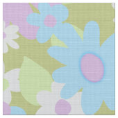 Sixties  bloemstof stof (Close Up)