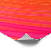 Sixties Gradiënt - Psychedelic Oranje Geel Poster (Hoek)