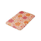 Sixties Hawaiian hibiscus patroon Badmat (Gekanteld)