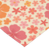 Sixties Hawaiian hibiscus patroon Tafelkleed (Gekanteld)