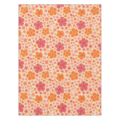 Sixties Hawaiian hibiscus patroon Tafelkleed (Voorkant)