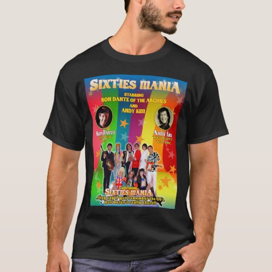 Sixties Mania Starring Ron Dante & Andy Kim T-shirt (Voorkant)