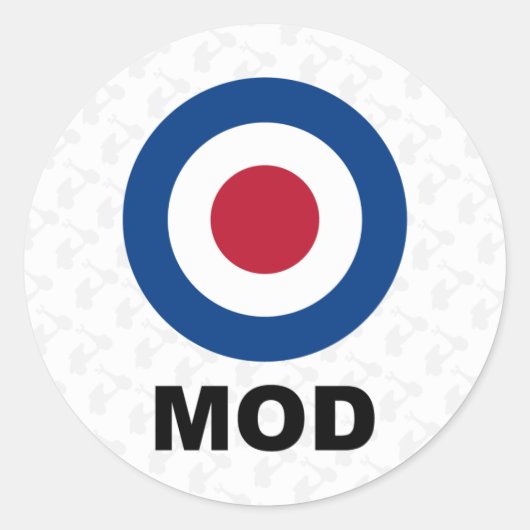 Sixties Mod Target Sticker (Voorkant)