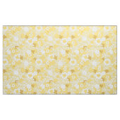 Sixties pastelgele bloemstof stof (Yard (91,4 cm))