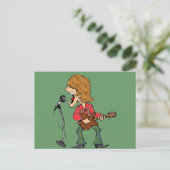 Sixties Rocker Briefkaart (Staand voorkant)