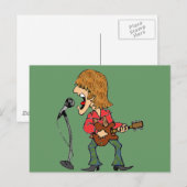 Sixties Rocker Briefkaart (Voorkant / Achterkant)