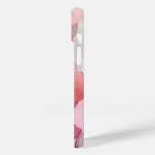 Sixties Roze Abstract Waterverf Art Name Sjabloon Case-Mate iPhone Case (Achterkant / Links)