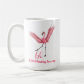  Sixtieth Birthday Flocking Amazing Flamingo Koffiemok (Links)