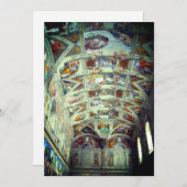 Sixtijnse Kapel Feestdagenkaart (Voorkant / Achterkant)