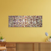 Sixtijnse Kapel, het laatste oordeel, Michelangelo Canvas Afdruk (Insitu (Woonkamer))