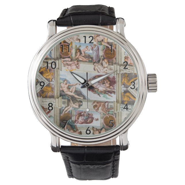 Sixtijnse Kapel Michelangelo - Vaticaan, Rome, Ita Horloge (Voorkant)