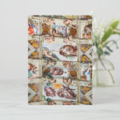 Sixtijnse Kapel Michelangelo - Vaticaan, Rome, Ita Kaart (Staand voorkant)