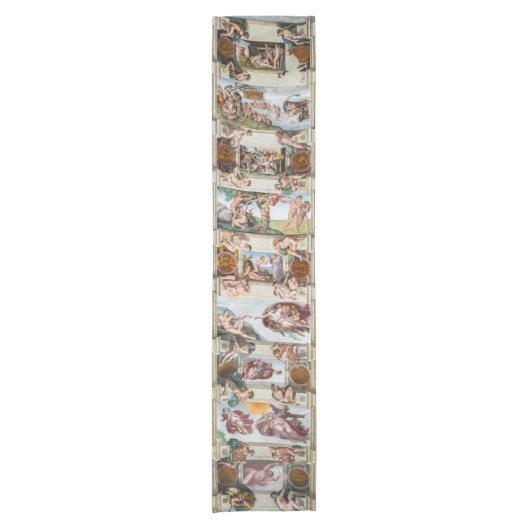 Sixtijnse Kapel Michelangelo - Vaticaan, Rome, Ita Korte Tafelloper (Voorkant)