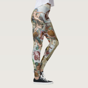 Sixtijnse Kapel Michelangelo - Vaticaan, Rome, Ita Leggings