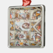 Sixtijnse Kapel Michelangelo - Vaticaan, Rome, Ita Metalen Ornament (Links)