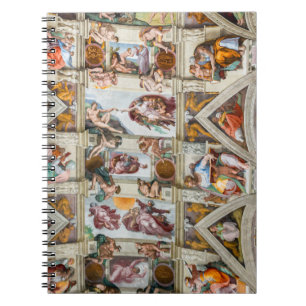 Sixtijnse Kapel Michelangelo - Vaticaan, Rome, Ita Notitieboek