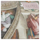 Sixtijnse Kapel Michelangelo - Vaticaan, Rome, Ita Stof (Swatch)