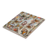 Sixtijnse Kapel Michelangelo - Vaticaan, Rome, Ita Tegeltje (Zijkant)