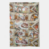 Sixtijnse Kapel Michelangelo - Vaticaan, Rome, Ita Theedoek (Verticaal)