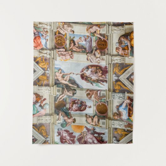 Sixtijnse Kapel Michelangelo - Vaticaan, Rome, Ita Wandkleed (Voorkant)