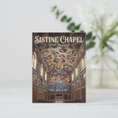 Sixtijnse Kapel Vaticaanstad Briefkaart (Staand voorkant)