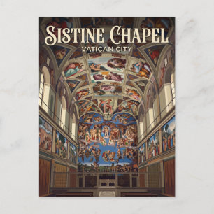 Sixtijnse Kapel Vaticaanstad Briefkaart