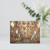 Sixtijnse Kapel Vaticaanstad Briefkaart (Staand voorkant)