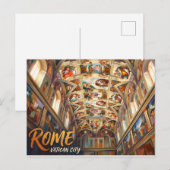 Sixtijnse Kapel Vaticaanstad Briefkaart (Voorkant / Achterkant)