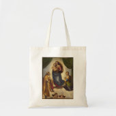 Sixtijnse Madonna door Rapahel Tote Bag (Voorkant)