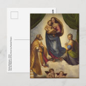 Sixtijnse Madonna van Raphael Briefkaart (Voorkant / Achterkant)
