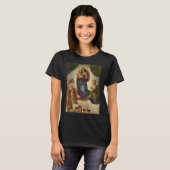Sixtijnse Madonna van Raphael T-shirt (Voorkant volledig)