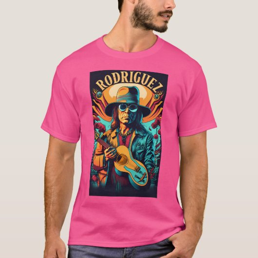 Sixto Rodriguez T-shirt (Voorkant)