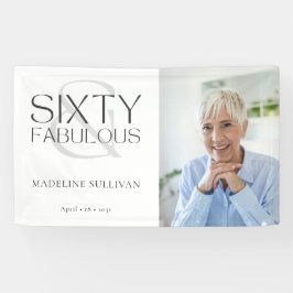 Sixty and Fabulous Photo 60th Birthday Party Spandoek